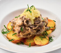 Бефстроганов из говядины