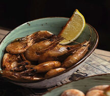 Креветки пивные жареные