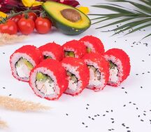 Ролл Калифорния с креветками