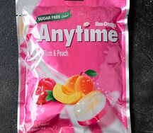 Леденцы Xylitol Anytime со вкусом сливы и персика без сахара