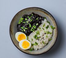 Чаджан из черный бобов