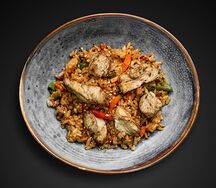 Рис c курицей