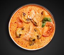 Суп Том ям с морепродуктами