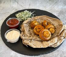 Грибы на мангале