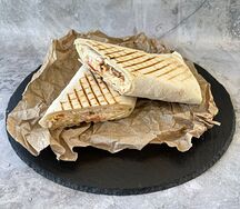 Шаурма с курицей в обычном лаваше