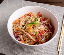 Wok с креветкой