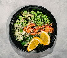 Поке с лососем