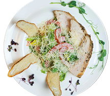 Салат Цезарь с курицей