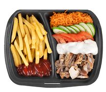 Шашлык на тарелке