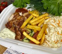 Шаурма в тарелке