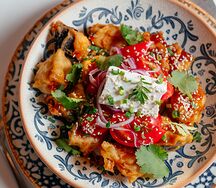 С томатами и баклажанами