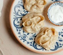 Манты с телятиной