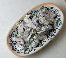 Грузди в сметане