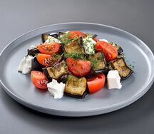 С хрустящими баклажанами 