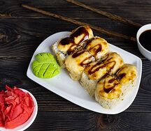 Запеченный ролл Кани чикен