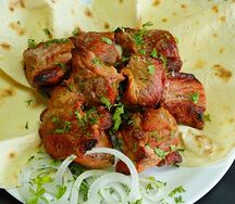 Шашлык из свиной шеи
