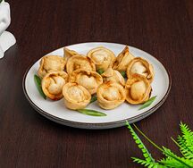 Пельмени жареные