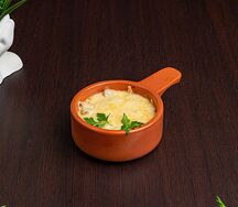 Жюльен с языком и грибами