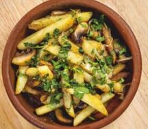 Жареная картошка по-кахетински