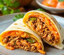 Бурито с лососем