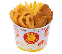 Баскет Классик с луковыми кольцами