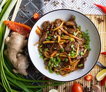 Лапша с говядиной по-сычуаньски