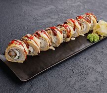 Ролл с креветкой темпура