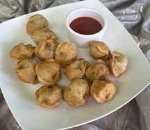 Пельмени жареные 