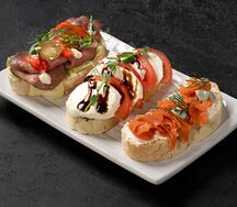 Ассорти из брускетт