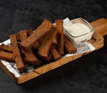 Гренки по-чесноку