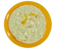 Каша овсяная с курагой