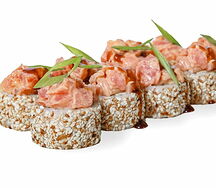 Тартар с острым тунцом и авокадо