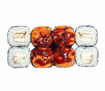 Запеченный ролл с курицей