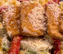 Салат Цезарь с курицей