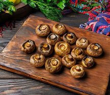 Грибы на мангале