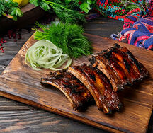 Шашлык из свиных ребрышек