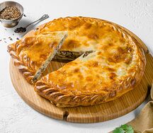 Дагестанский пирог с мясом и картофелем