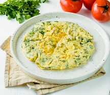 Омлет с зеленью