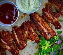 Шашлык из куриных крылышек 