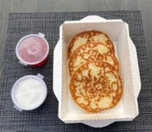 Оладьи со сметаной