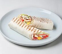 Шаурма с сыром и летним салатом
