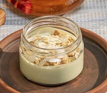 Фисташковая панакота на мацони