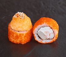 Запеченный с креветкой