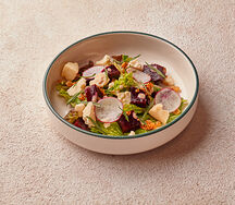 Печеная свекла и адыгейский сыр