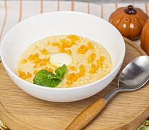 Каша пшенная с тыквой и курагой