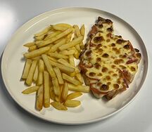 Свинина под овощами