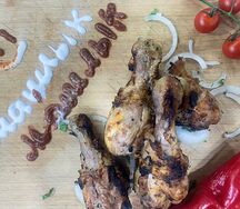 Шашлык из куриной голени 