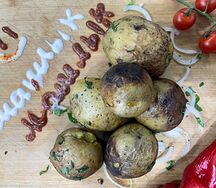 Картофель на мангале