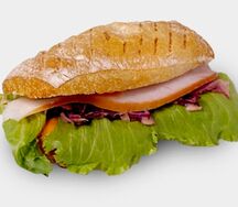 Чиабатта с копчёной курицей