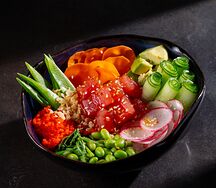 Боул Тунец с соусом ментайко